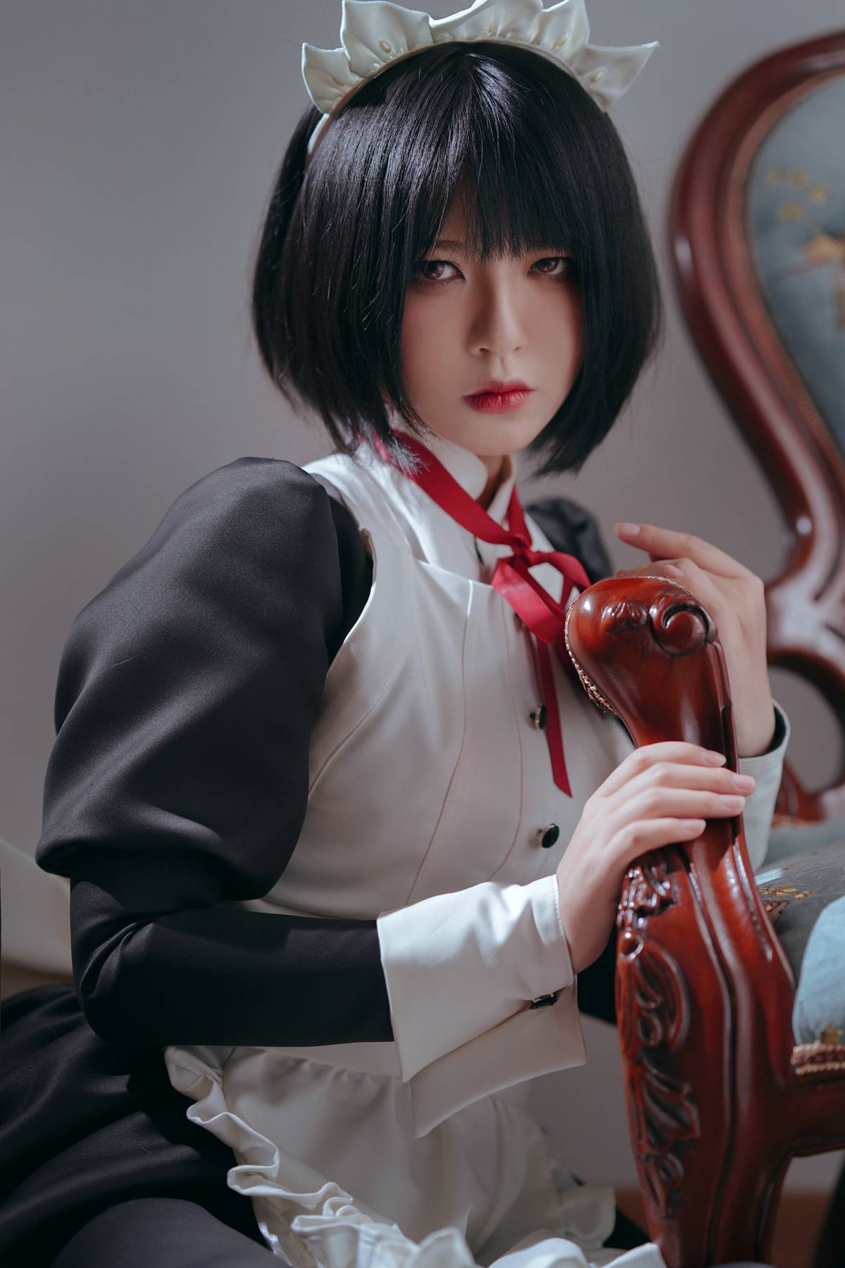 图片[2]-微博人气Coser@半半子 嫌パン メイド [52P]-翎羽暗房