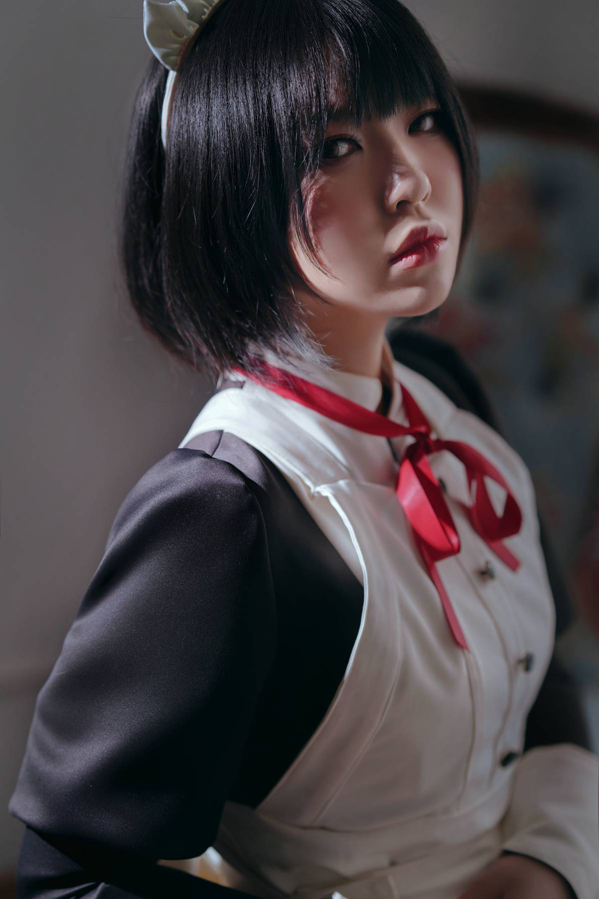 图片[5]-微博人气Coser@半半子 嫌パン メイド [52P] – 速更版-美库