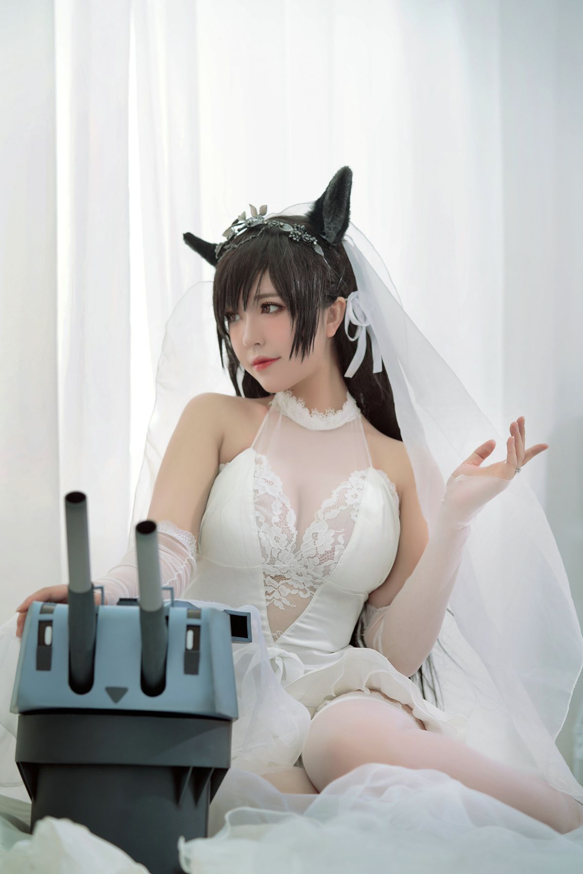 图片[8]-微博人气Coser@半半子 爱宕花嫁 [29P] – 速更版-美库