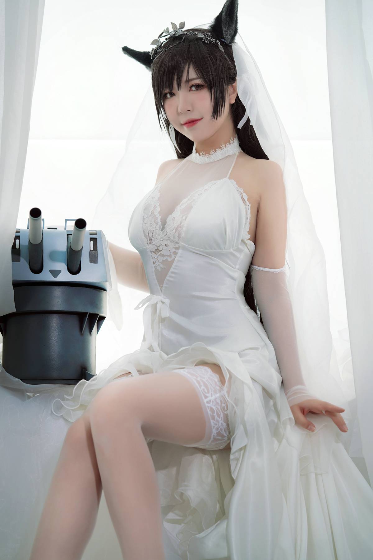 图片[5]-微博人气Coser@半半子 爱宕花嫁 [29P] – 速更版-美库