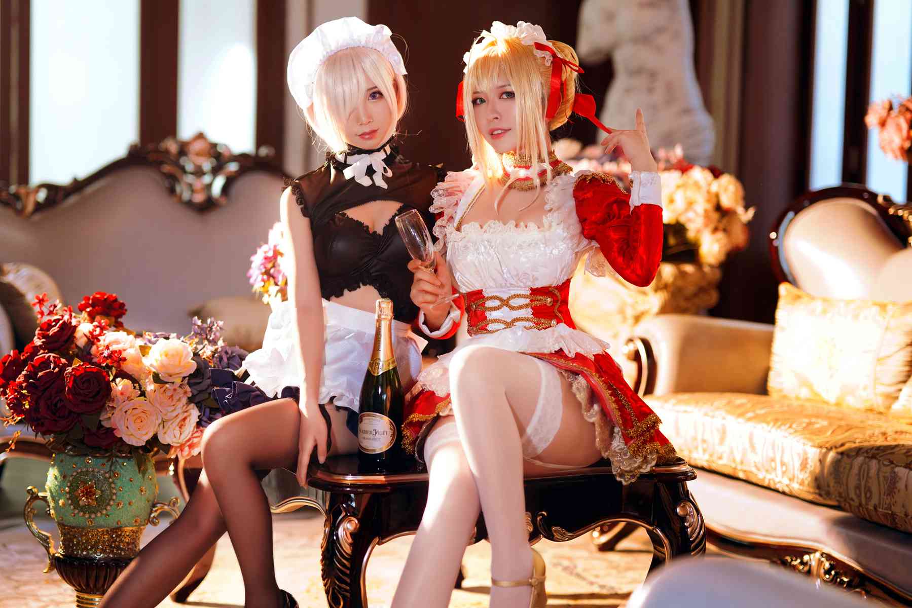 微博人气Coser@半半子 Claudius Kyrielight Maid [22P] - 速更版-绅士图