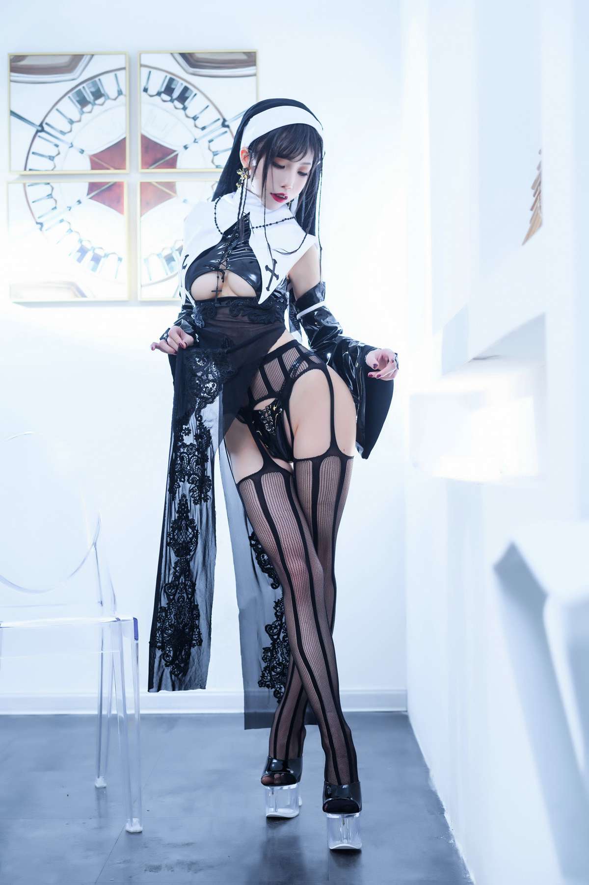 图片[38]-知名动漫博主@水淼aqua 修女 [42P] – 速更版-美库