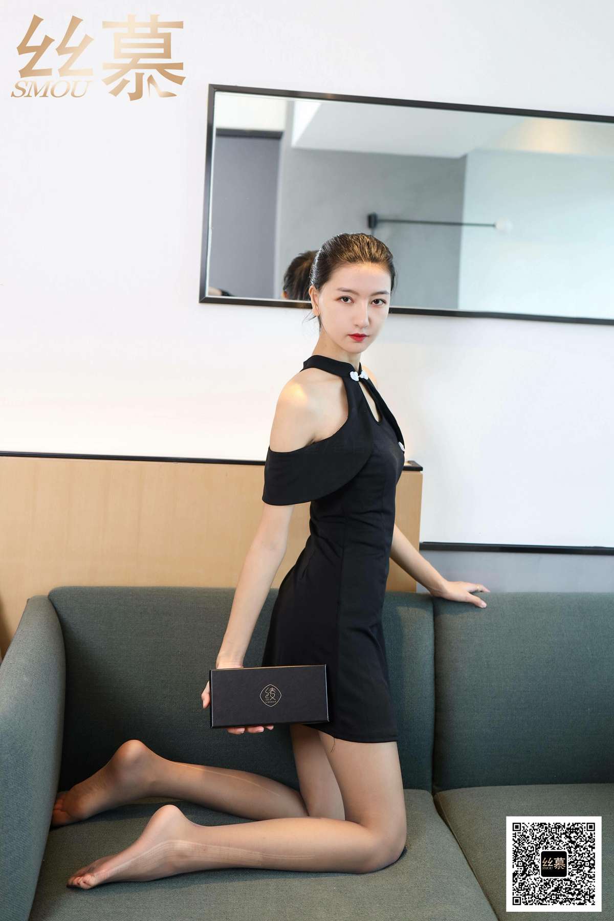 图片[4]-[丝慕GIRL]SM405 天天一元 茗茗《复古荷叶袖旗袍》[63P] – 速更版-美库