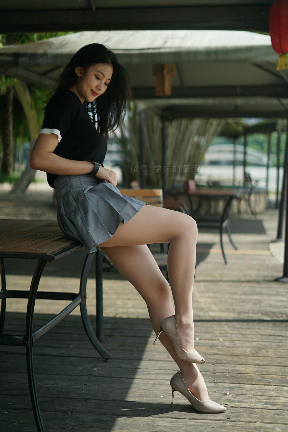 图片[79]-[学妹加速跑] 2020.08.31 XM077《桌上起舞的彤彤》[95P] – 速更版-美库