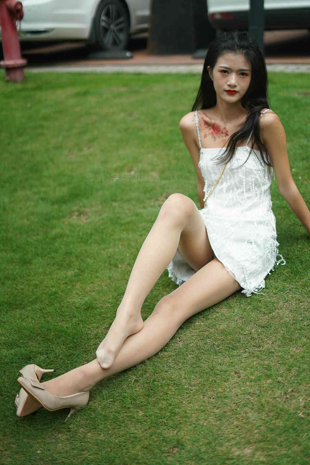 图片[87]-[学妹加速跑] 2020.09.03 XM079《草地上的绿茶jio-鹿酱》[98P] – 速更版-美库