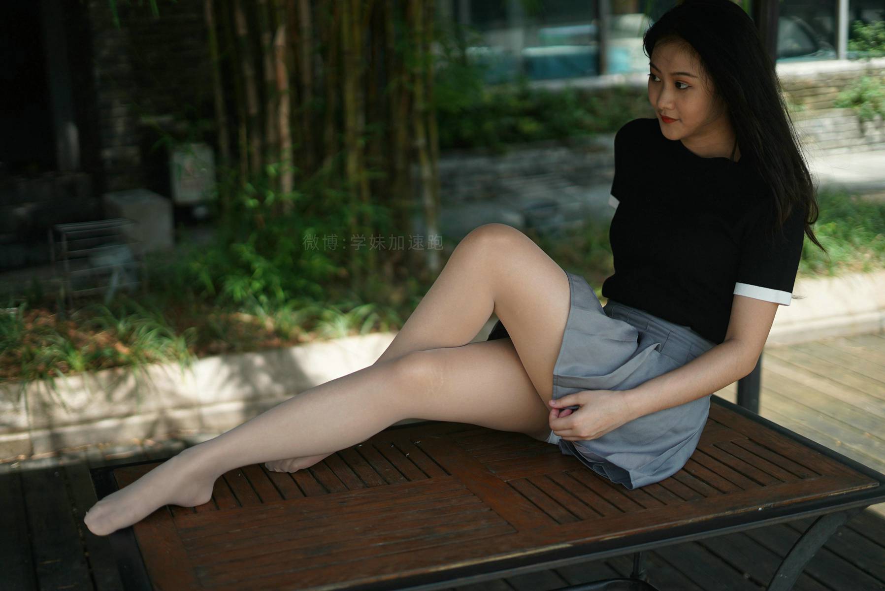 图片[55]-[学妹加速跑] 2020.08.31 XM077《桌上起舞的彤彤》[95P] – 速更版-美库