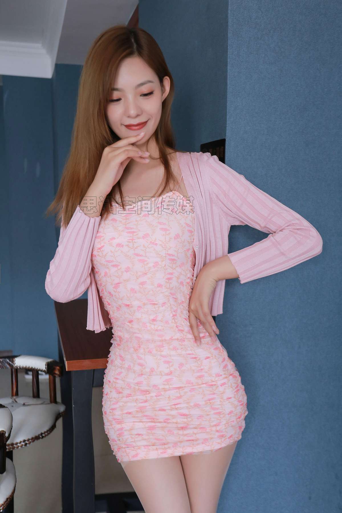 图片[26]-[SiHua思话]SH184 艺沫 长腿女神粉色诱惑[49P] – 速更版-美库