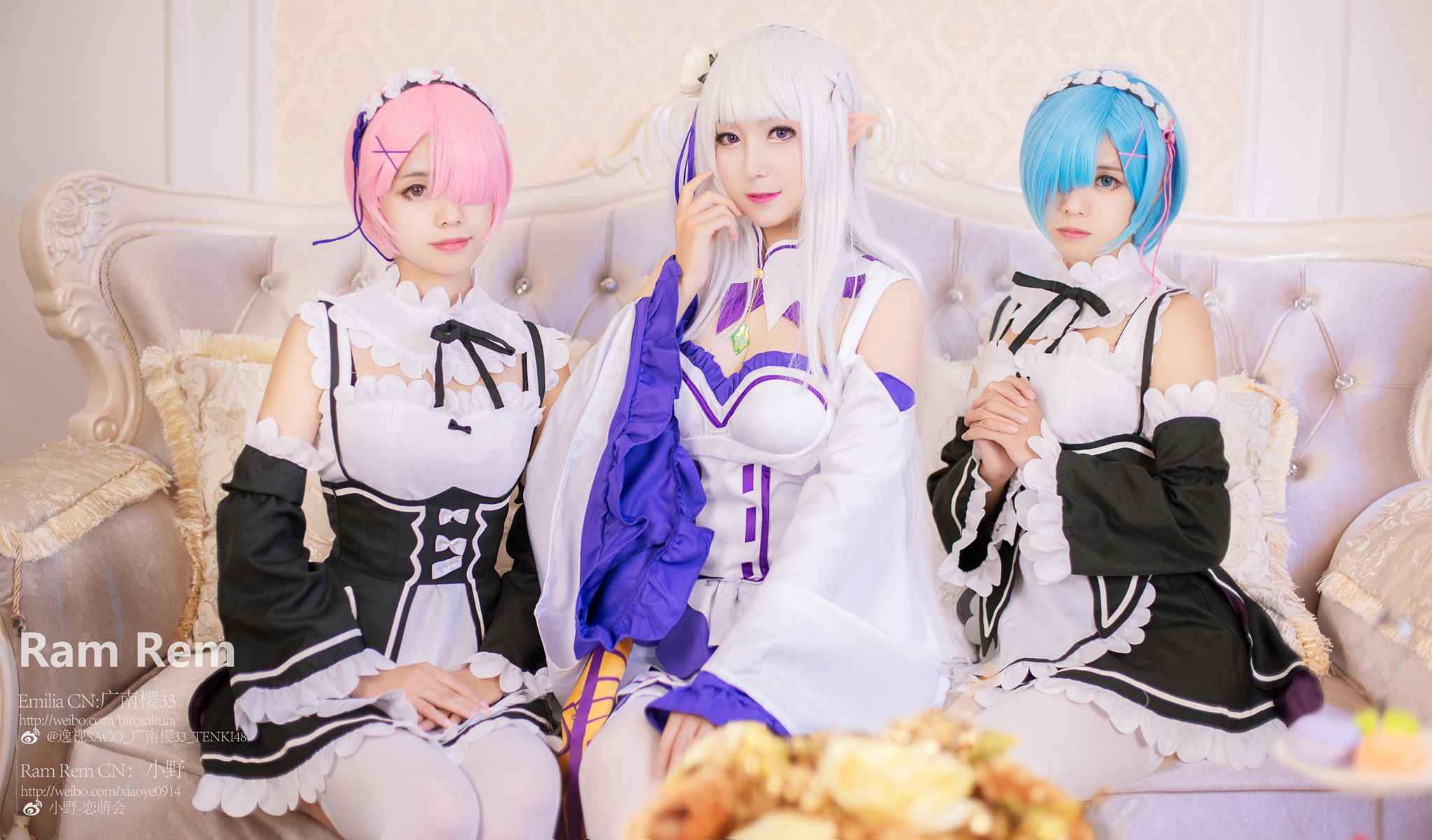 图片[3]-微博人气小姐姐@小野妹子w Ram Rem（拉姆，雷姆）-翎羽暗房