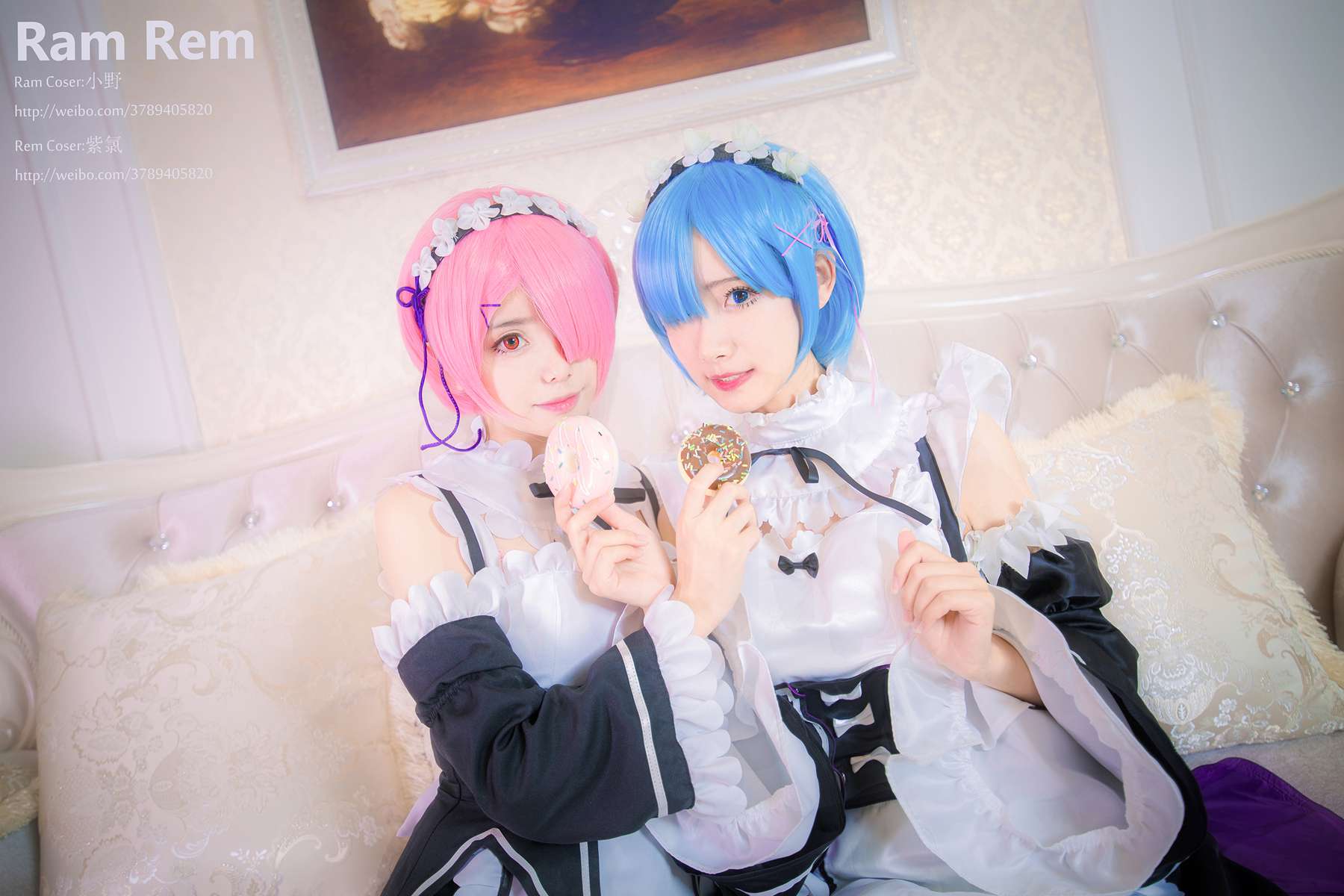 微博人气小姐姐@小野妹子w Ram Rem（拉姆，雷姆） – 优选-优选资源网