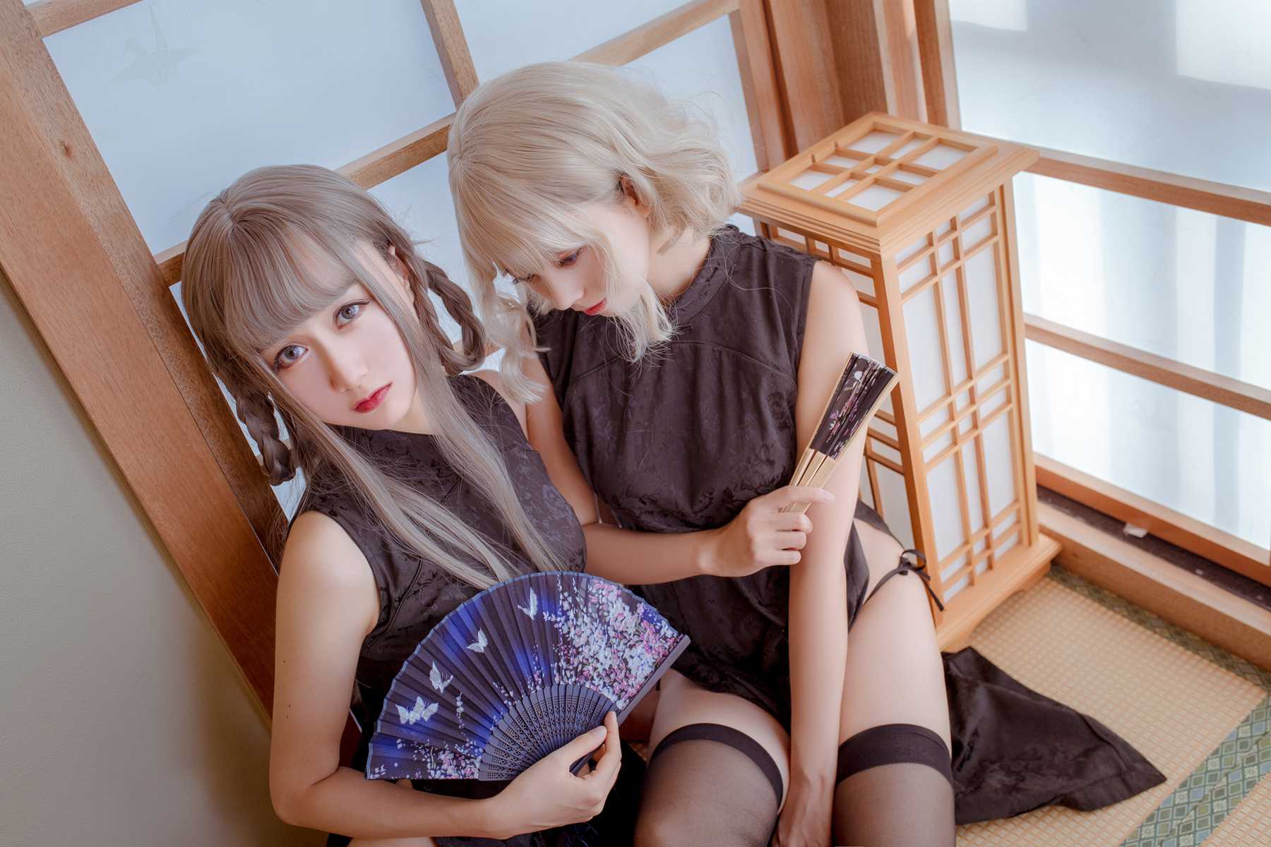 图片[3]-微博人气小姐姐@小野妹子w 魔女旗袍-翎羽暗房