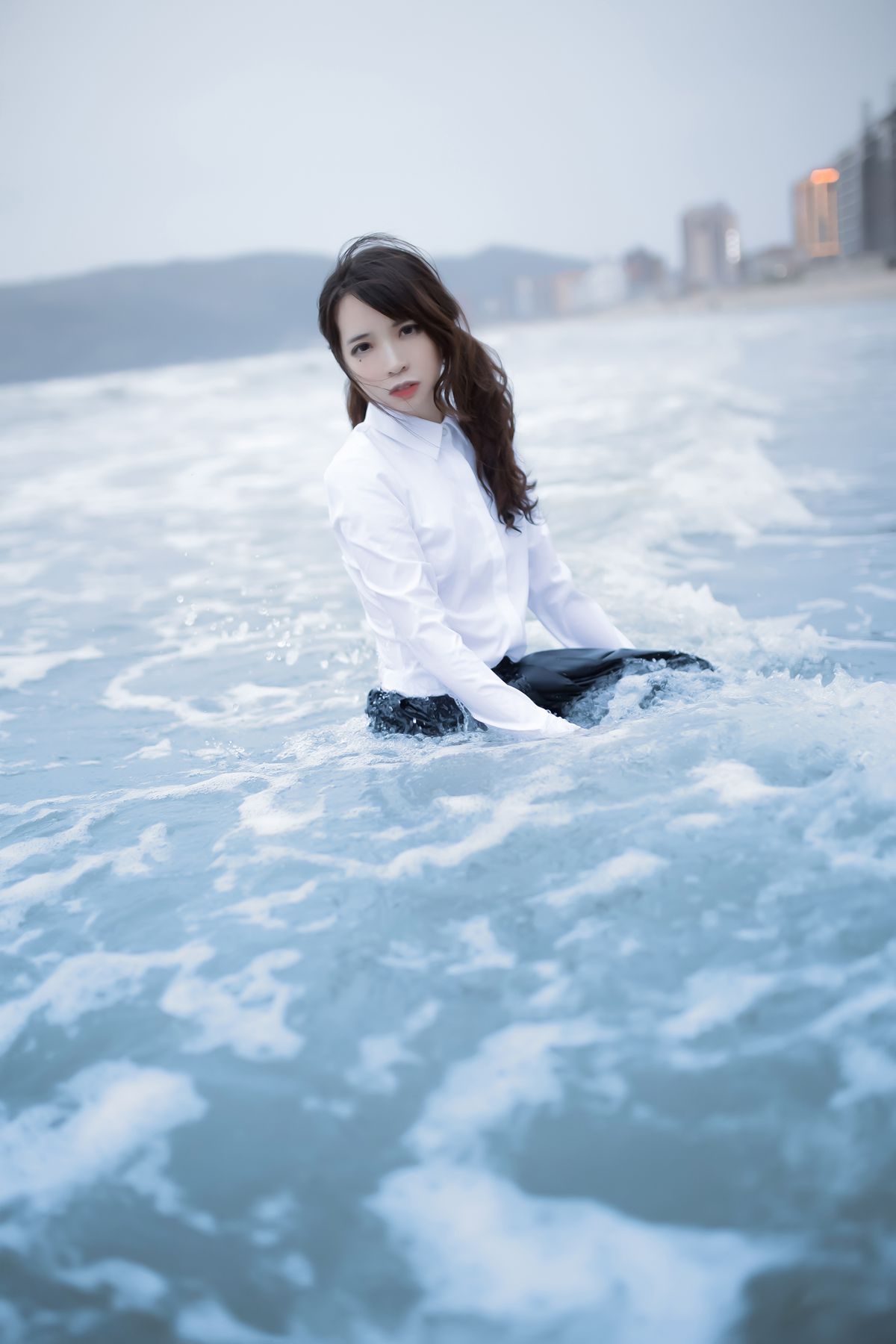 网红Coser@疯猫ss  眠海歌 海，蓝-翎羽暗房