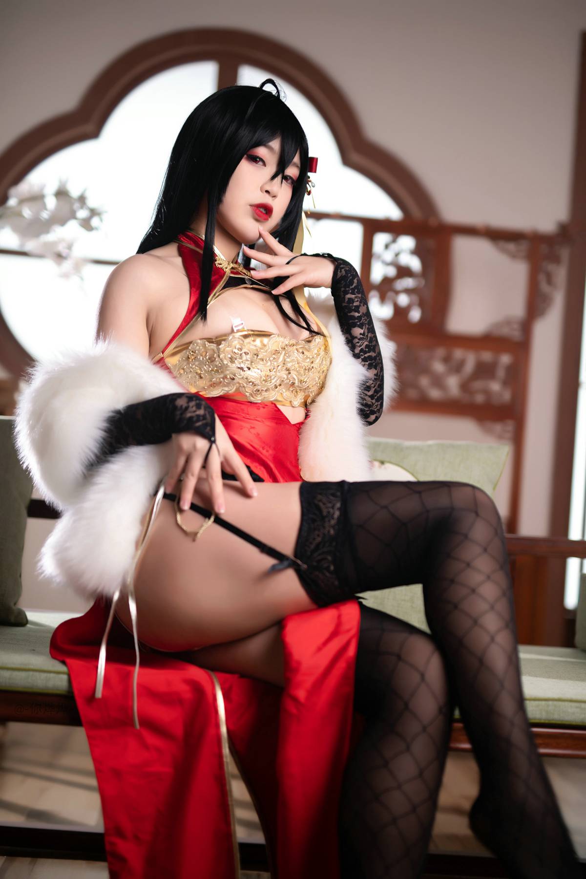 图片[23]-大凤-新年限定-白烨 旗袍 [63P] – 速更版-美库