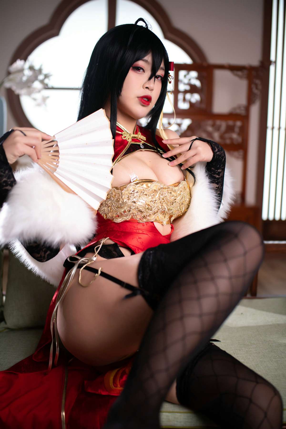 图片[50]-大凤-新年限定-白烨 旗袍 [63P] – 速更版-美库