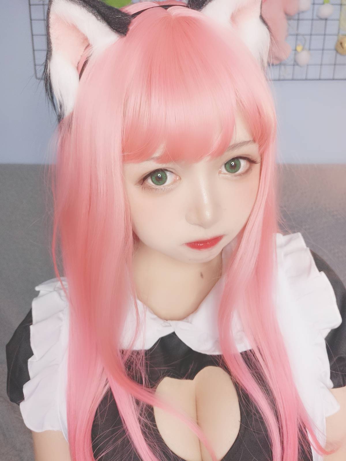 大眼萌妹@黑猫猫OvO – 猫女仆自拍[13P] – 优选-优选资源网