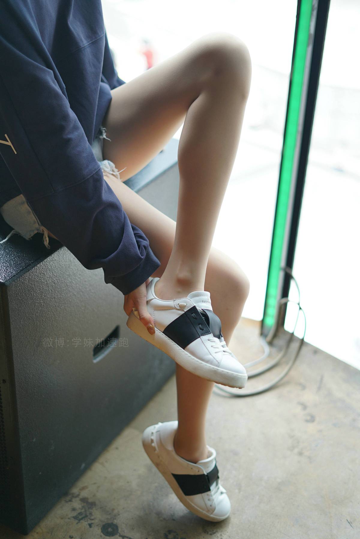 图片[12]-[学妹加速跑] XM087《腿玩年的腿-九九》[100P] – 速更版-美库