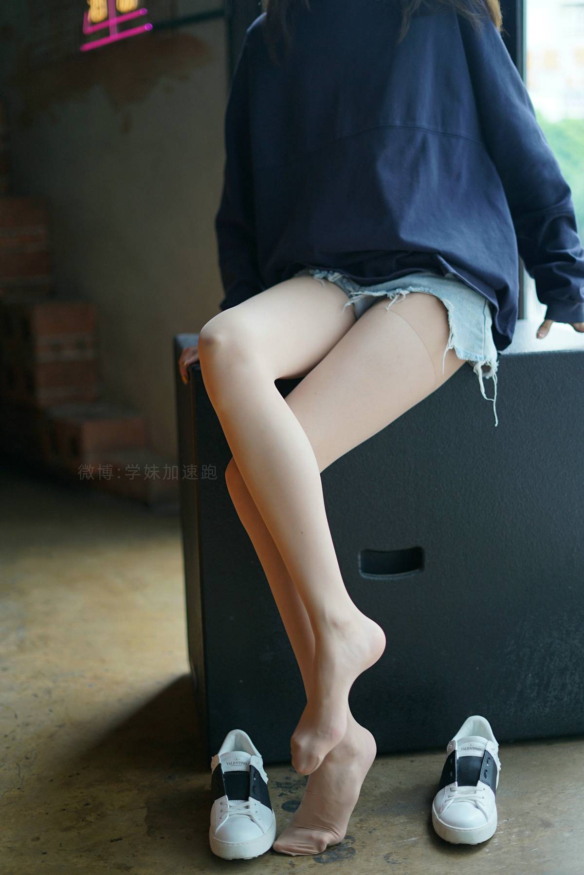 图片[22]-[学妹加速跑] XM087《腿玩年的腿-九九》[100P] – 速更版-美库
