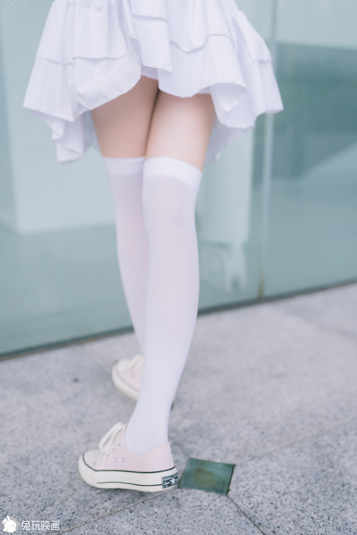 图片[15]-兔玩映画 C153 白裙白丝 [39P] – 速更版-美库