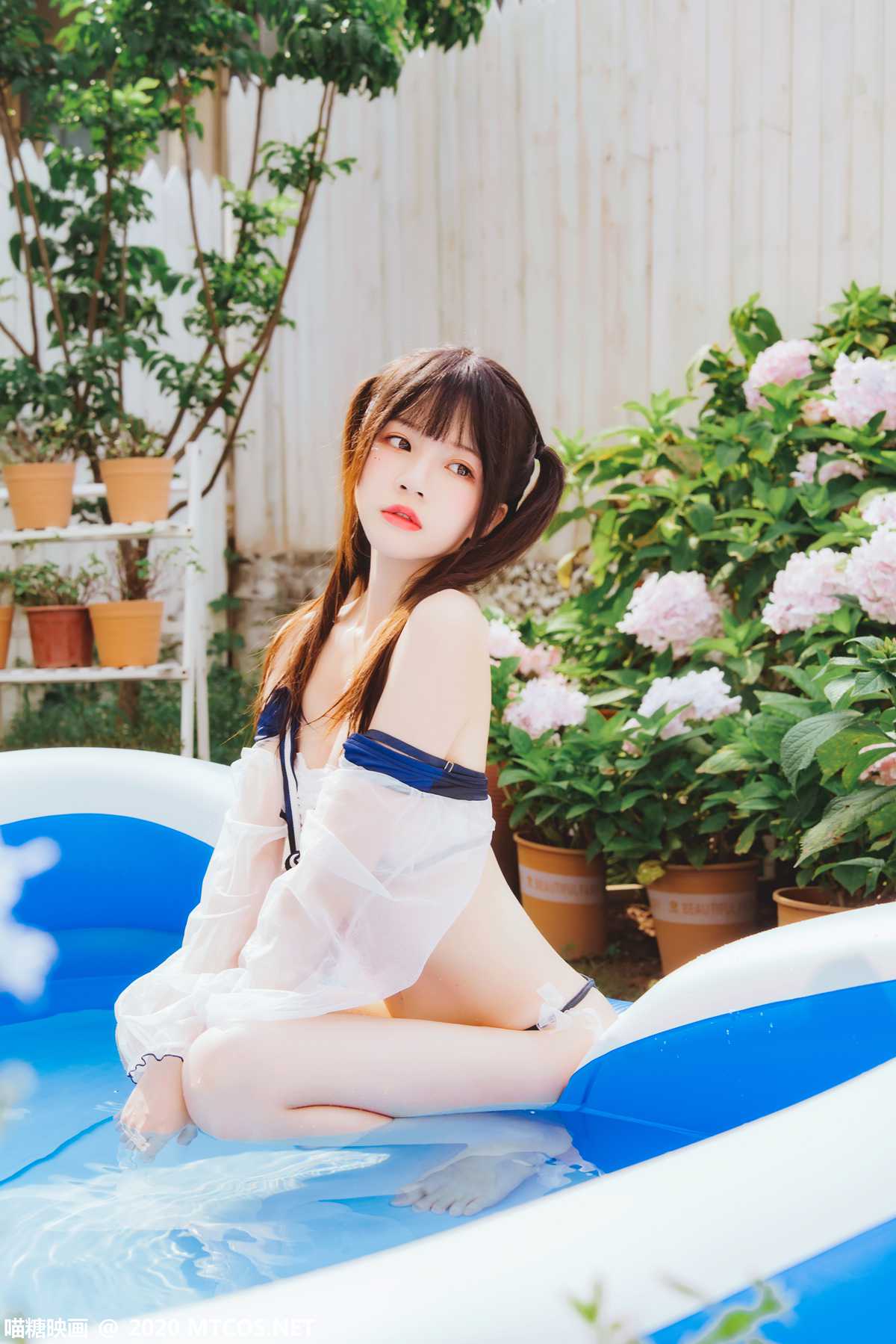 [喵糖映画]VOL.303 蓝色夏日 清凉美妙[20P] - 速更版-绅士图
