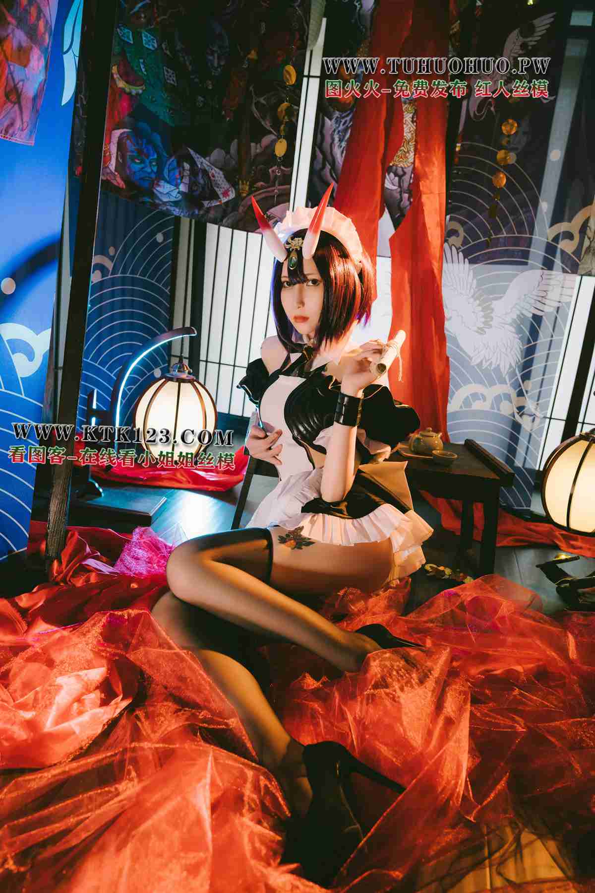 图片[23]-Vams子 – 酒吞童子女仆[42P] – 速更版-美库