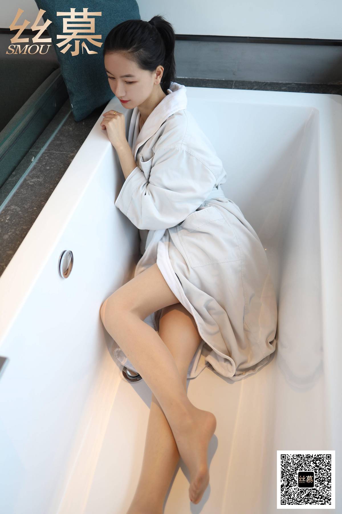 图片[46]-[丝慕GIRL]SM410 天天一元 茗茗《法兰绒浴袍》[60P] – 速更版-美库