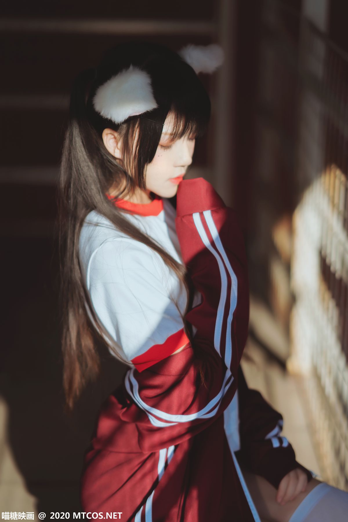 图片[20]-[喵糖映画]VOL.308 红色体操服[44P] – 速更版-美库