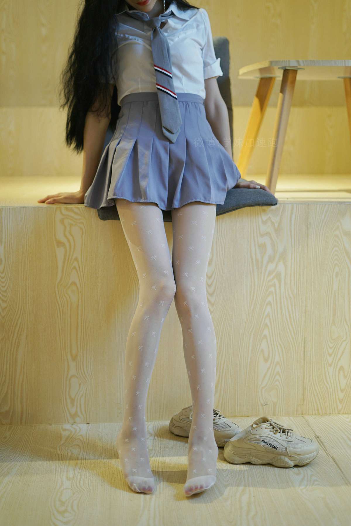 图片[67]-[学妹加速跑] 2020.10.09 XM090 《白丝小阿萌-萌萌》[94P] – 速更版-美库