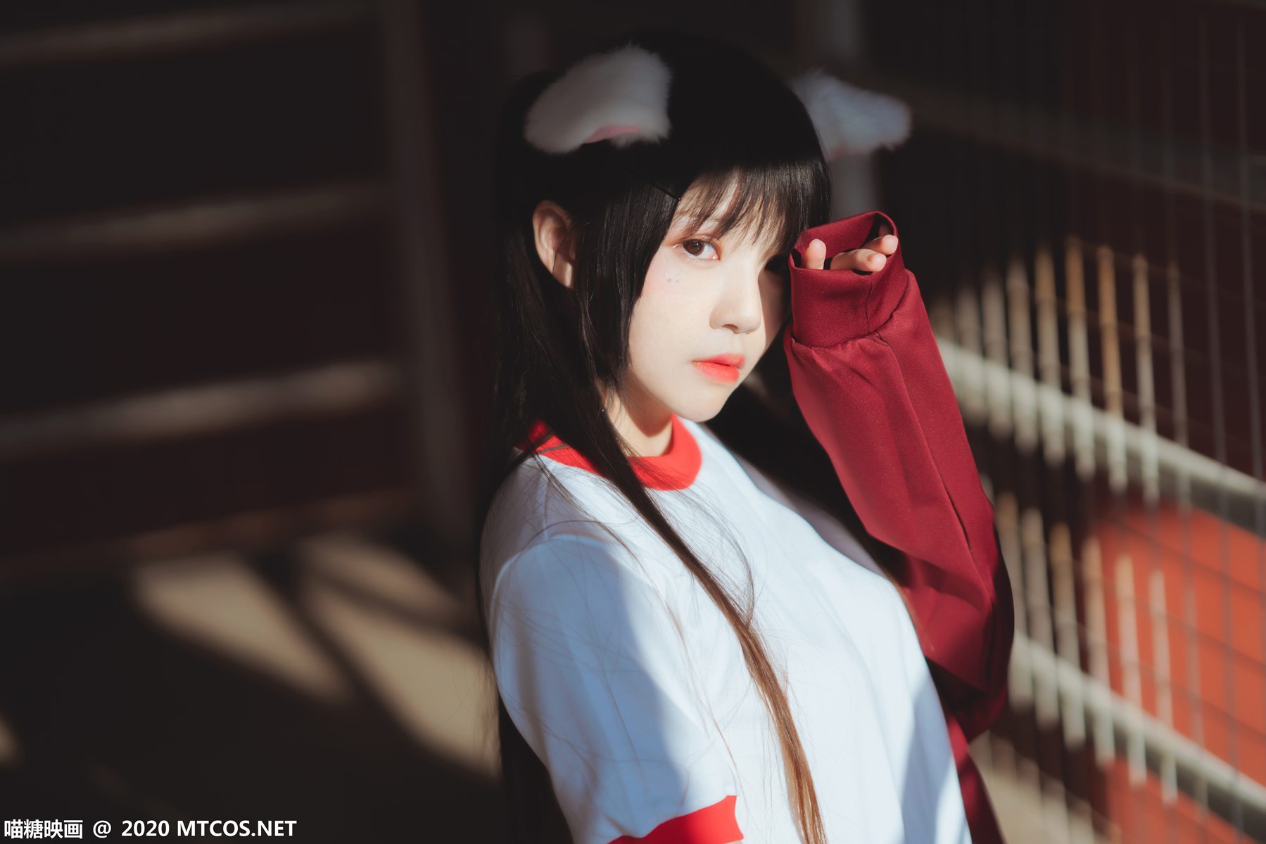 图片[12]-[喵糖映画]VOL.308 红色体操服[44P] – 速更版-美库