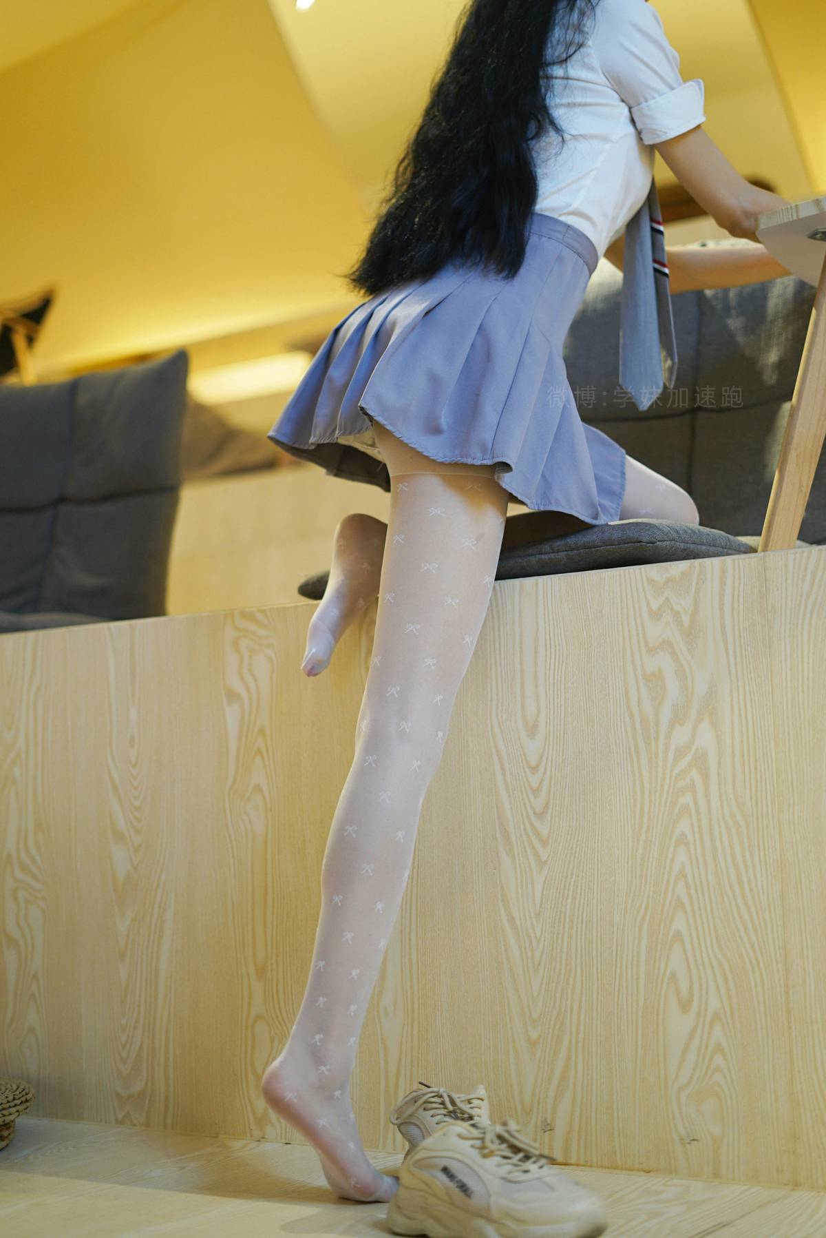 图片[16]-[学妹加速跑] 2020.10.09 XM090 《白丝小阿萌-萌萌》[94P] – 速更版-美库