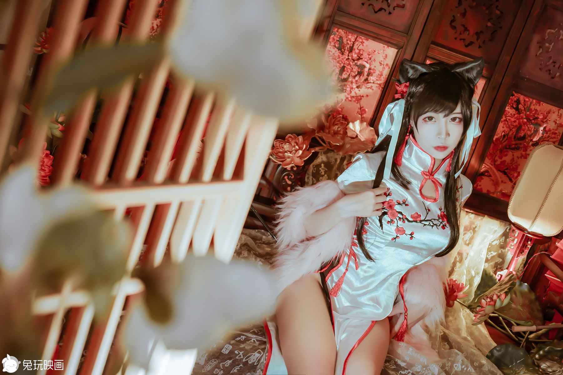 图片[9]-兔玩映画 C160 爱宕旗袍和saber [46P] – 速更版-美库