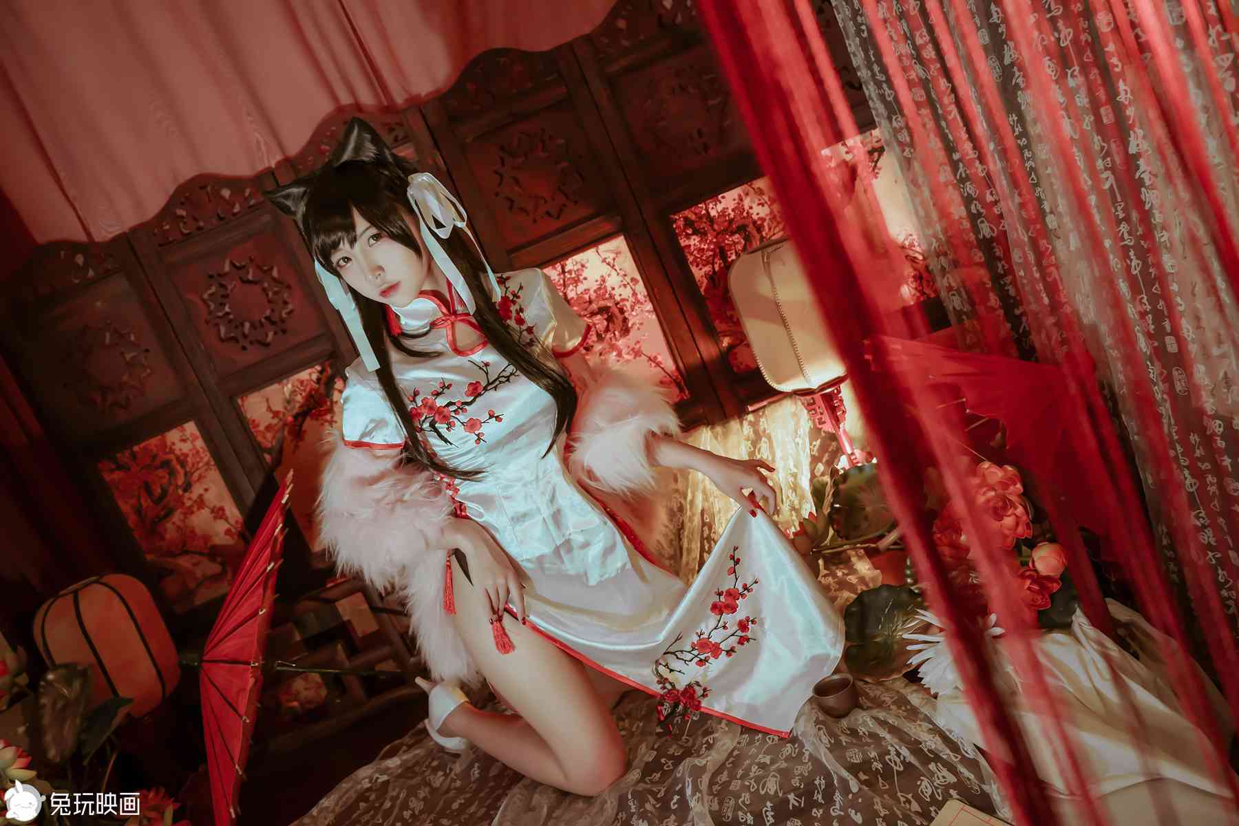 图片[15]-兔玩映画 C160 爱宕旗袍和saber [46P] – 速更版-美库