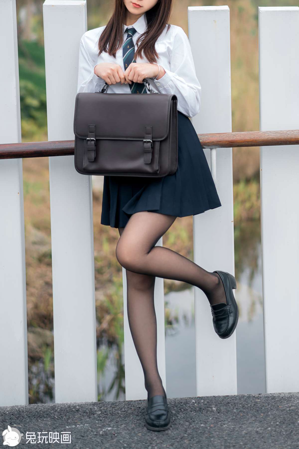 图片[14]-兔玩映画 C164 黑丝制服少女 [37P] – 速更版-美库