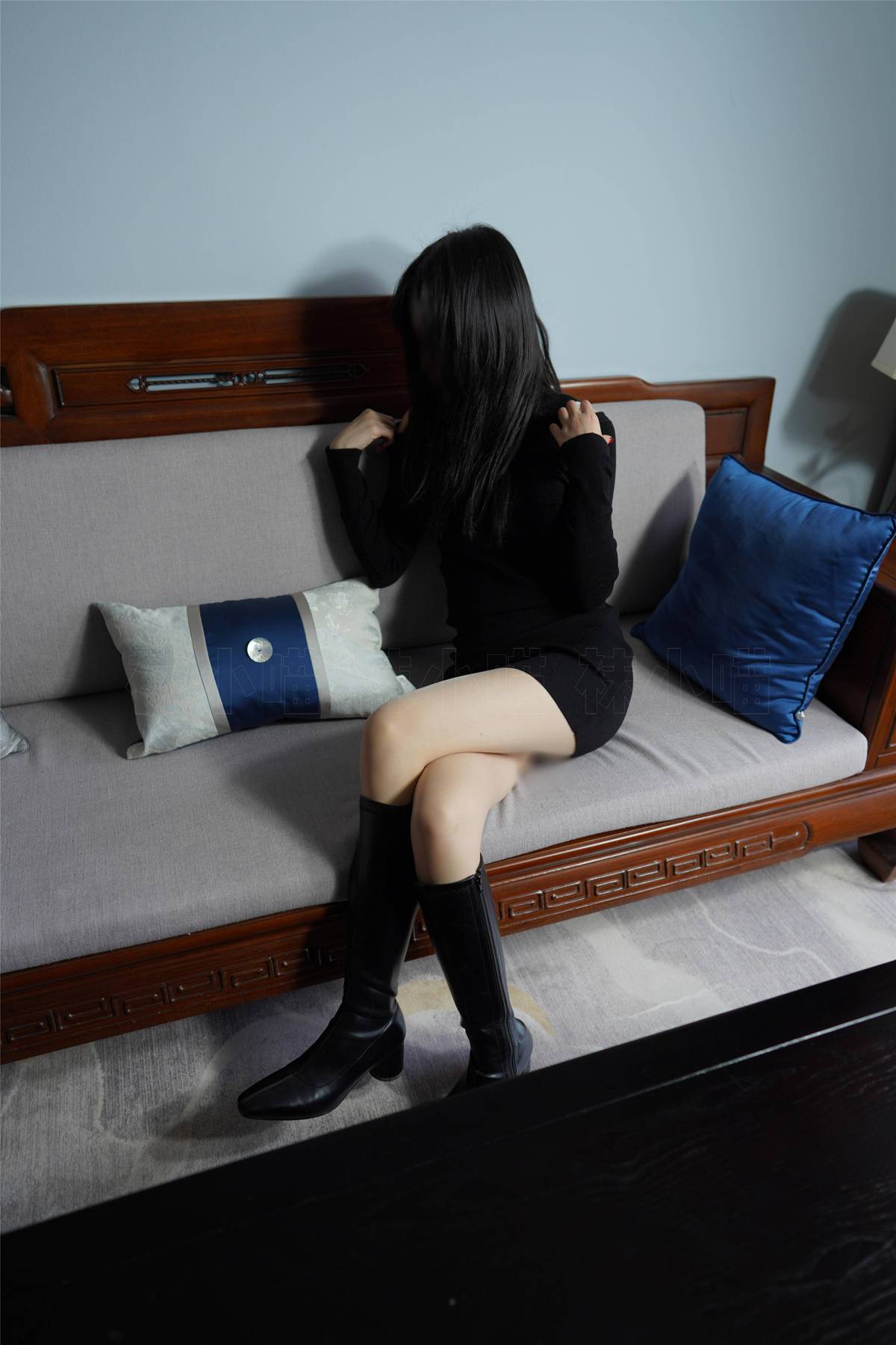 图片[78]-[kittyWawa袜小喵] KT264 《黑短裙与靴》[100P] – 速更版-美库