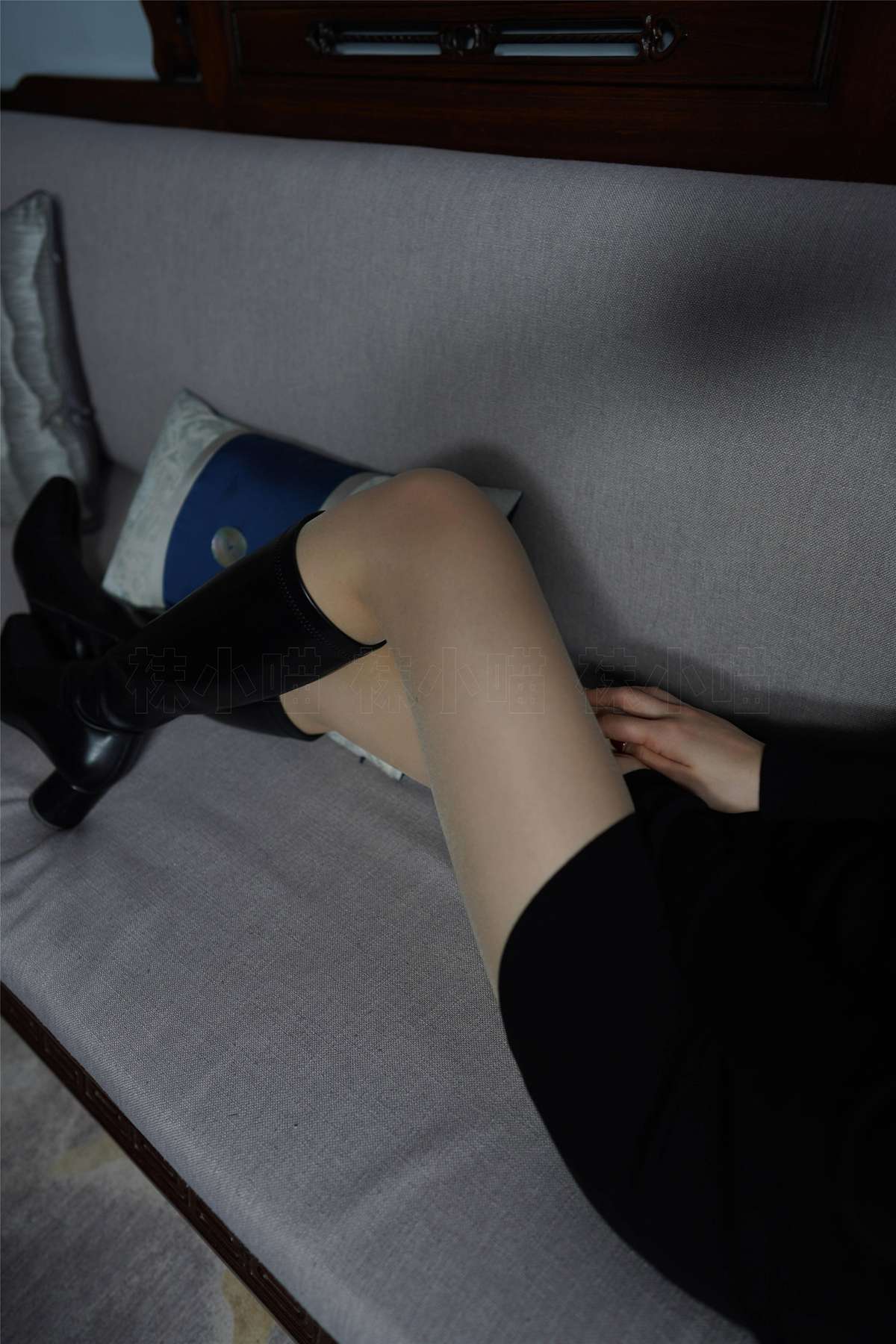 图片[74]-[kittyWawa袜小喵] KT264 《黑短裙与靴》[100P] – 速更版-美库