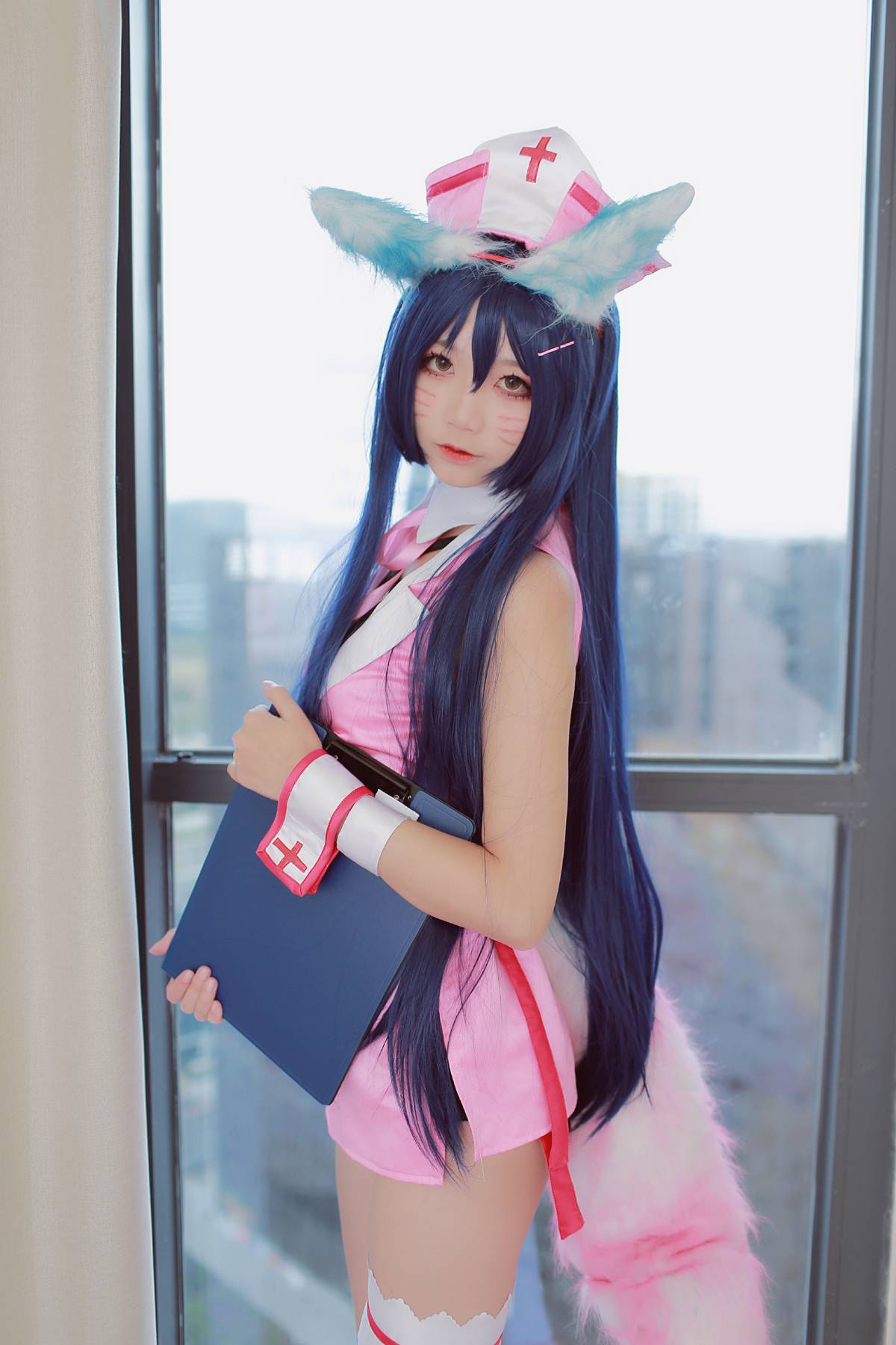 图片[2]-清纯少女 五更百鬼 阿狸护士服-翎羽暗房