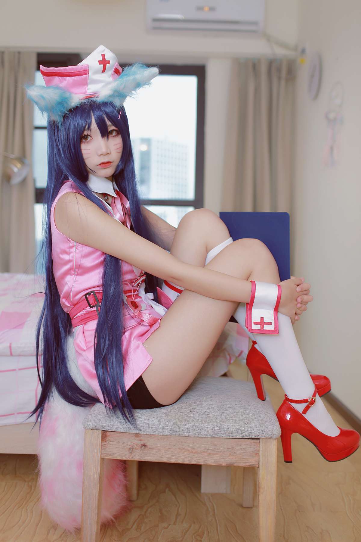 清纯少女 五更百鬼 阿狸护士服 – 优选-优选资源网