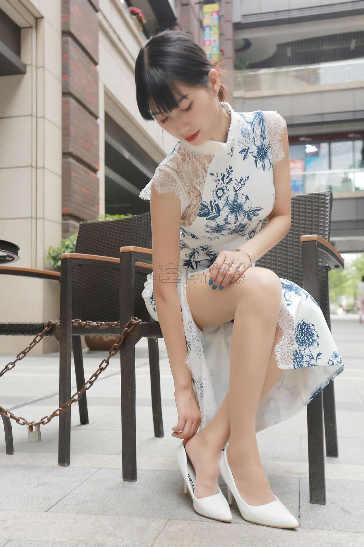 图片[5]-[SiHua思话]SH187 诗诗 穿肉丝的旗袍女神[50P] – 速更版-美库