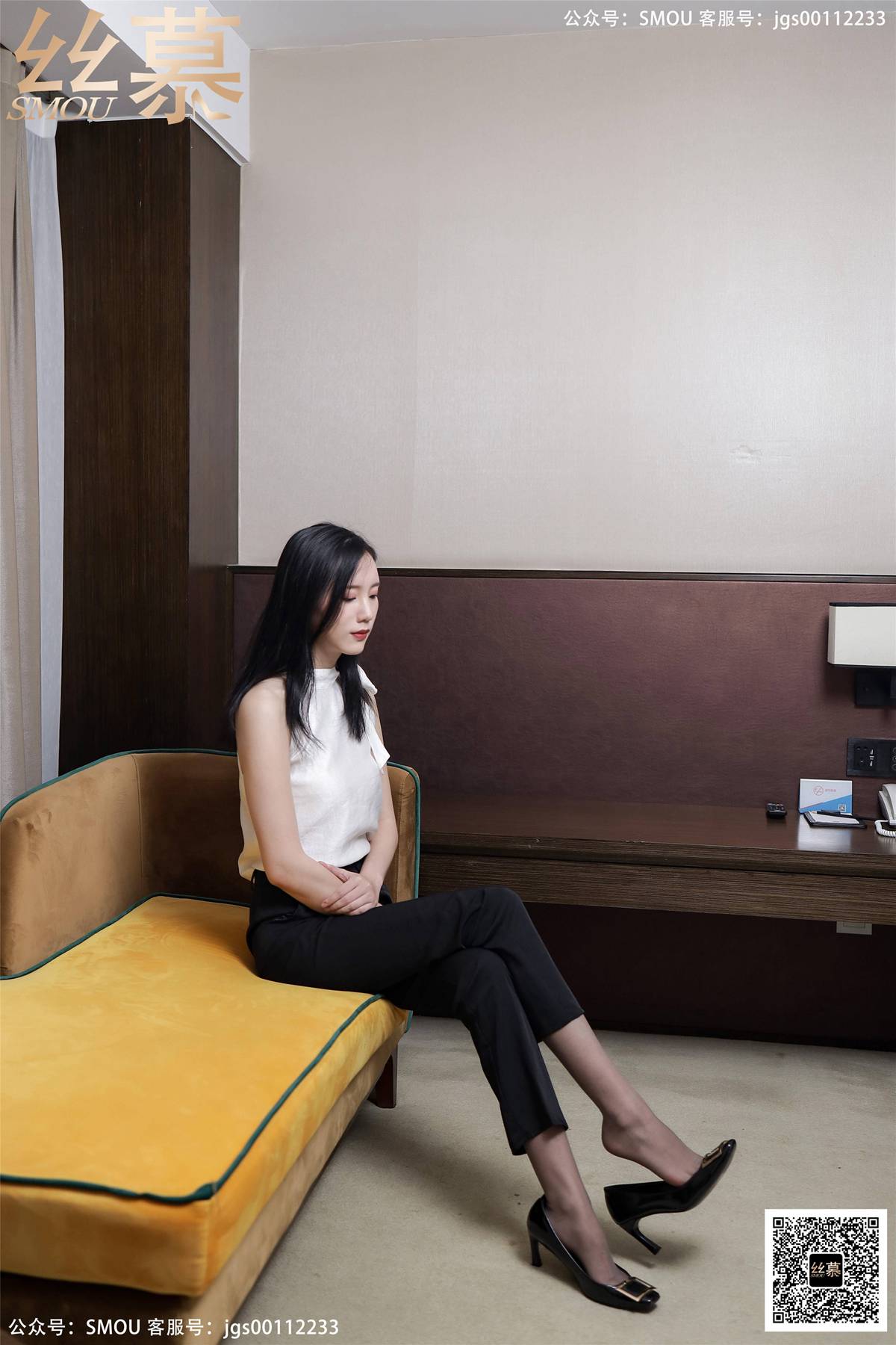 图片[7]-[丝慕GIRL]SM425 天天一元 紫宁《高腰OL西裤袜》[64P] – 速更版-美库