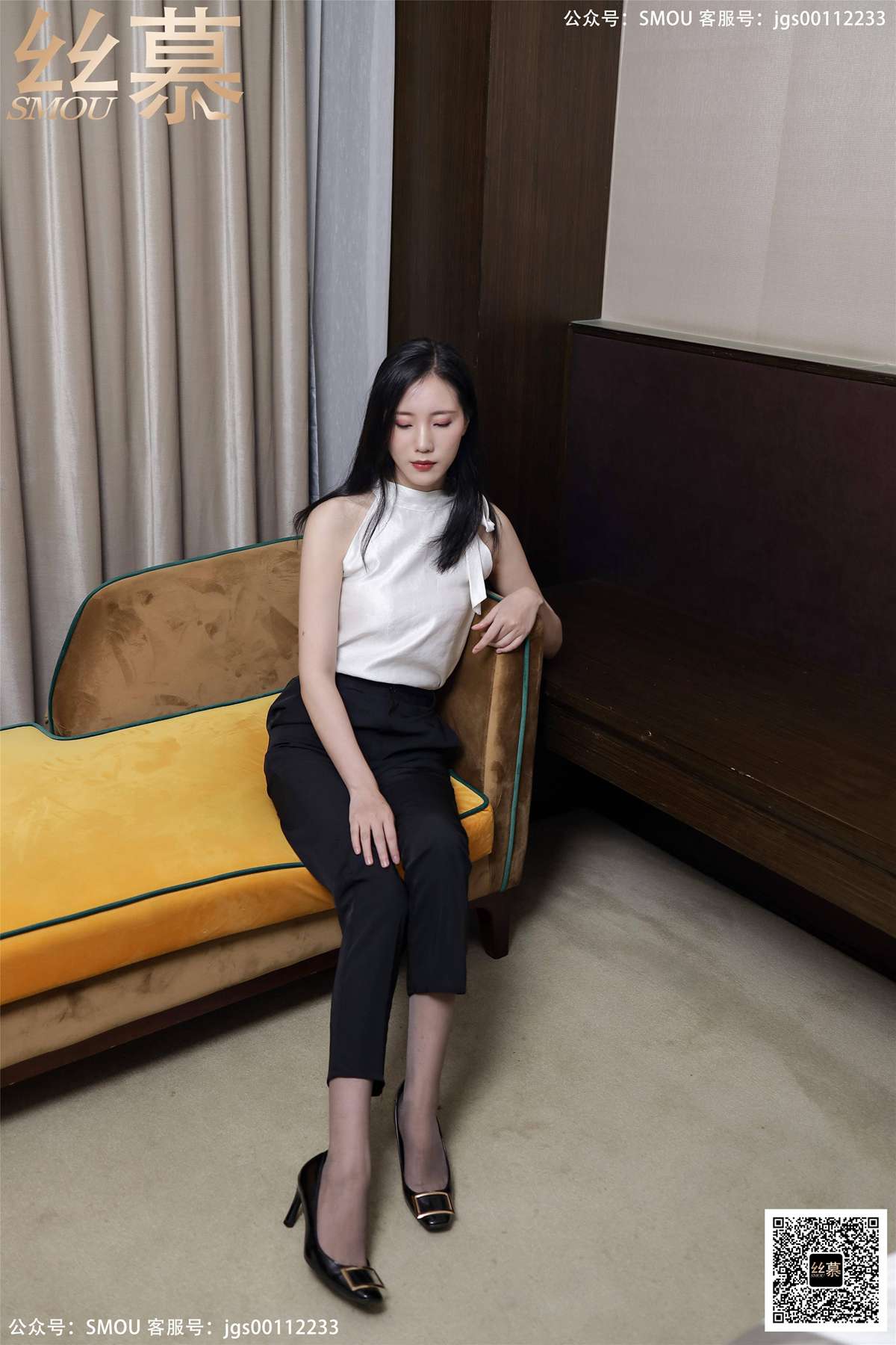 图片[51]-[丝慕GIRL]SM425 天天一元 紫宁《高腰OL西裤袜》[64P] – 速更版-美库