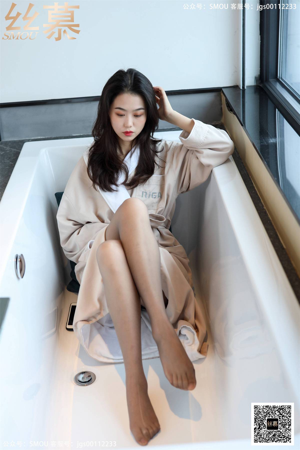 图片[41]-[丝慕GIRL]SM424 天天一元 芝芝《BONAS灰色薄款袜》[59P] – 速更版-美库