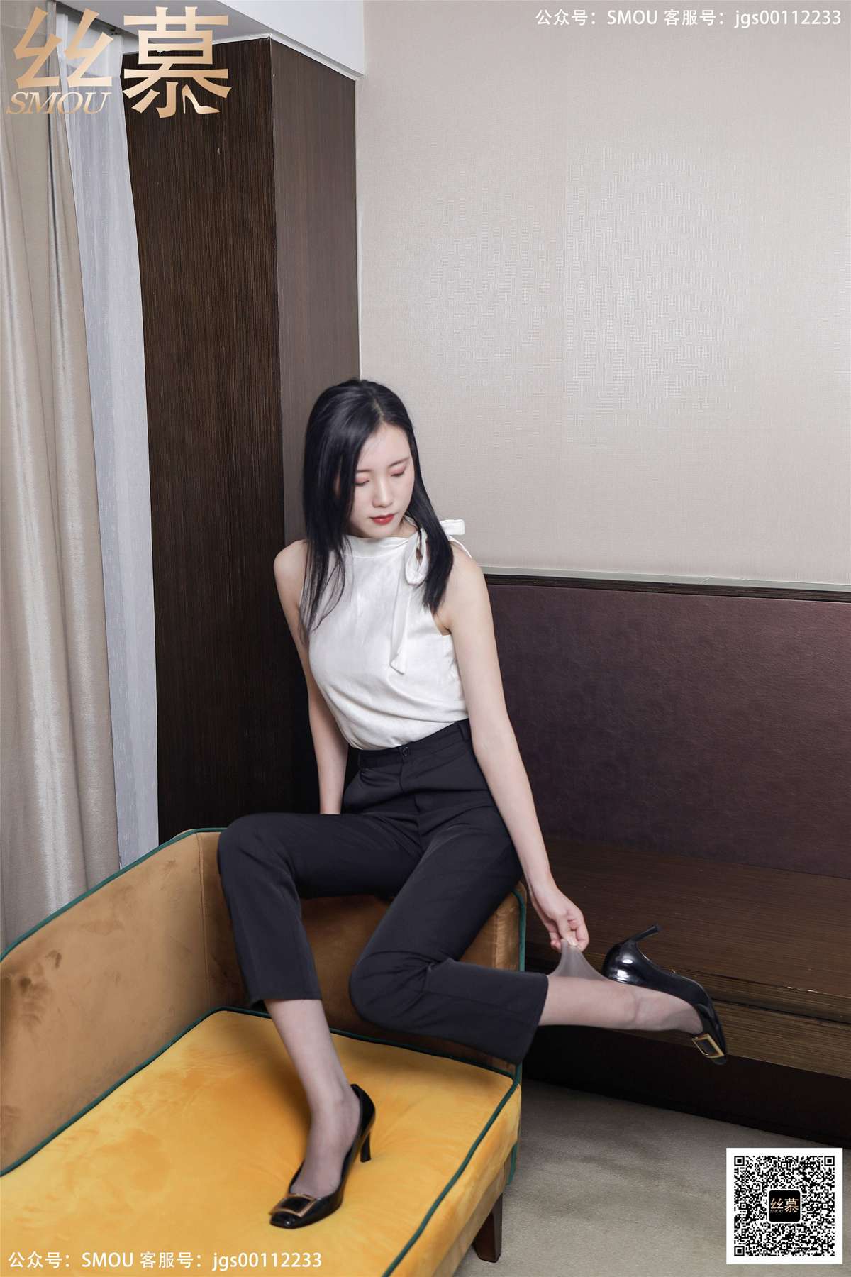 图片[19]-[丝慕GIRL]SM425 天天一元 紫宁《高腰OL西裤袜》[64P] – 速更版-美库