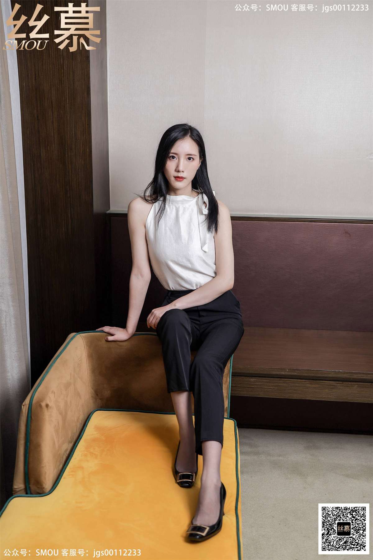 图片[44]-[丝慕GIRL]SM425 天天一元 紫宁《高腰OL西裤袜》[64P] – 速更版-美库