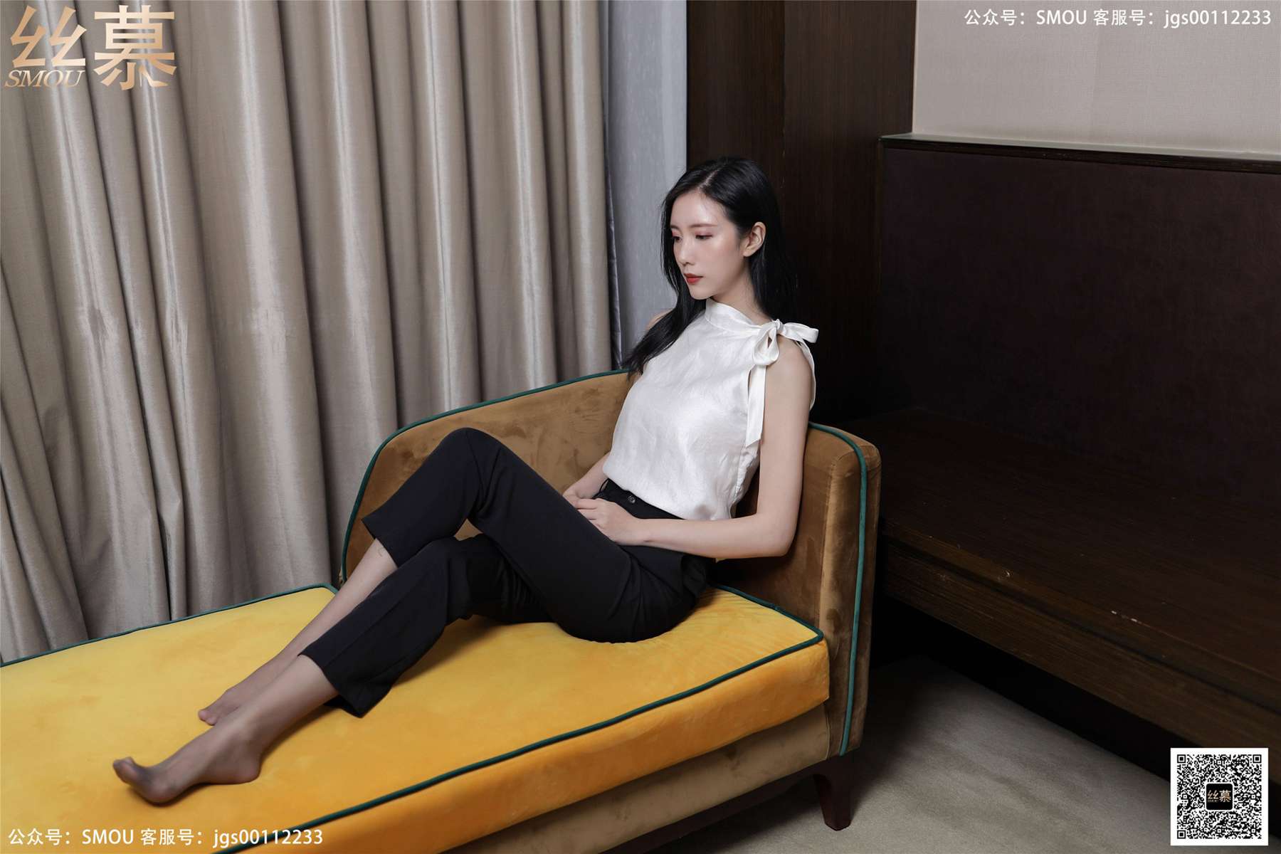 图片[65]-[丝慕GIRL]SM425 天天一元 紫宁《高腰OL西裤袜》[64P] – 速更版-美库