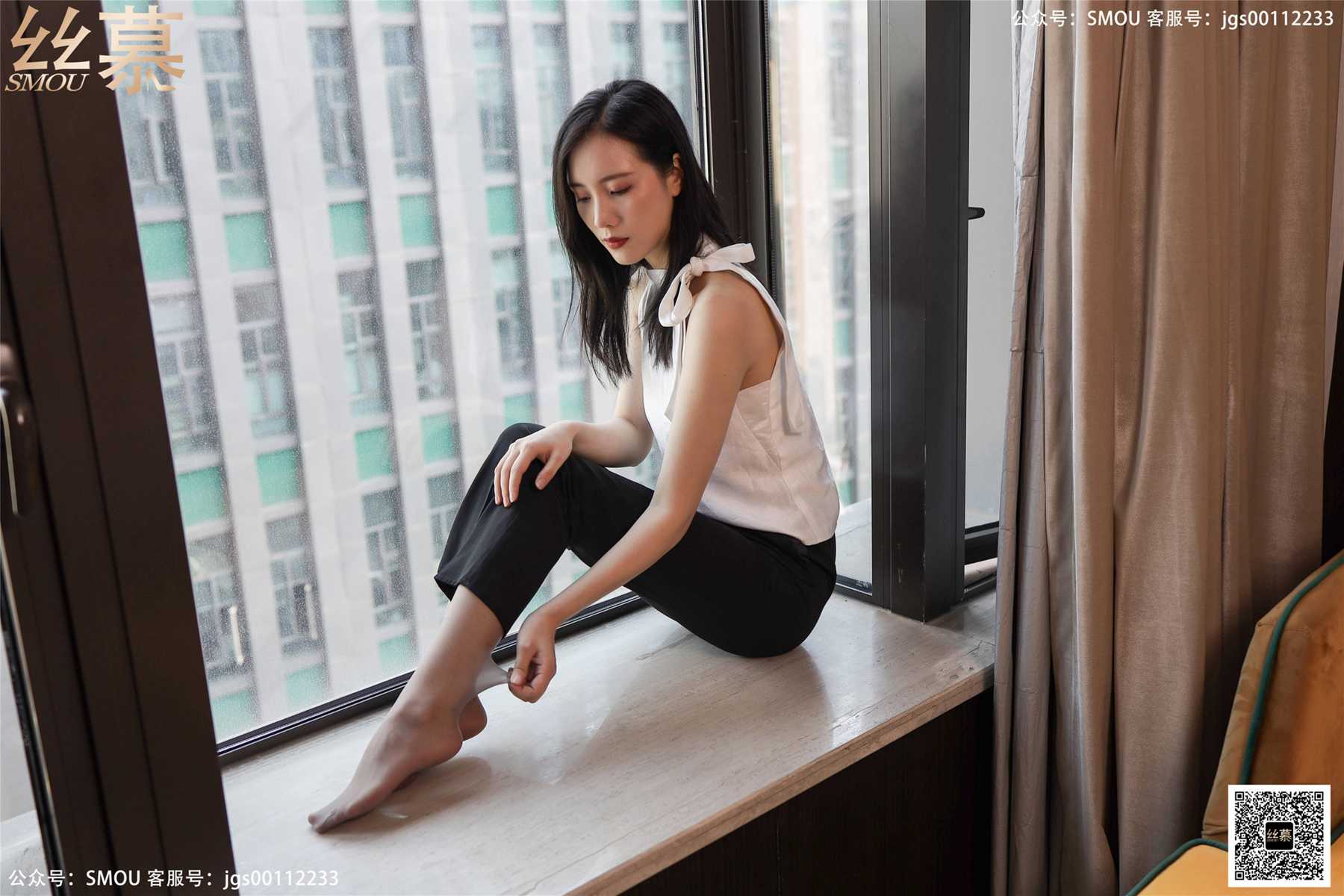 图片[5]-[丝慕GIRL]SM425 天天一元 紫宁《高腰OL西裤袜》[64P] – 速更版-美库