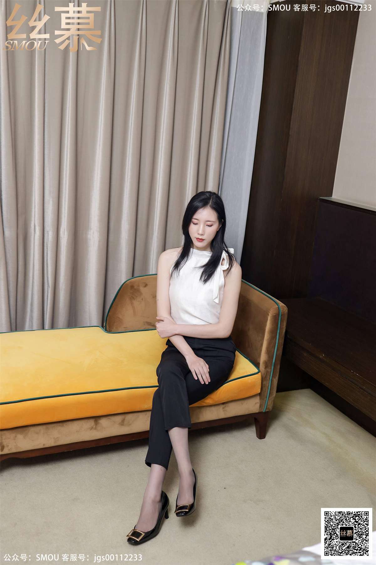 图片[16]-[丝慕GIRL]SM425 天天一元 紫宁《高腰OL西裤袜》[64P] – 速更版-美库