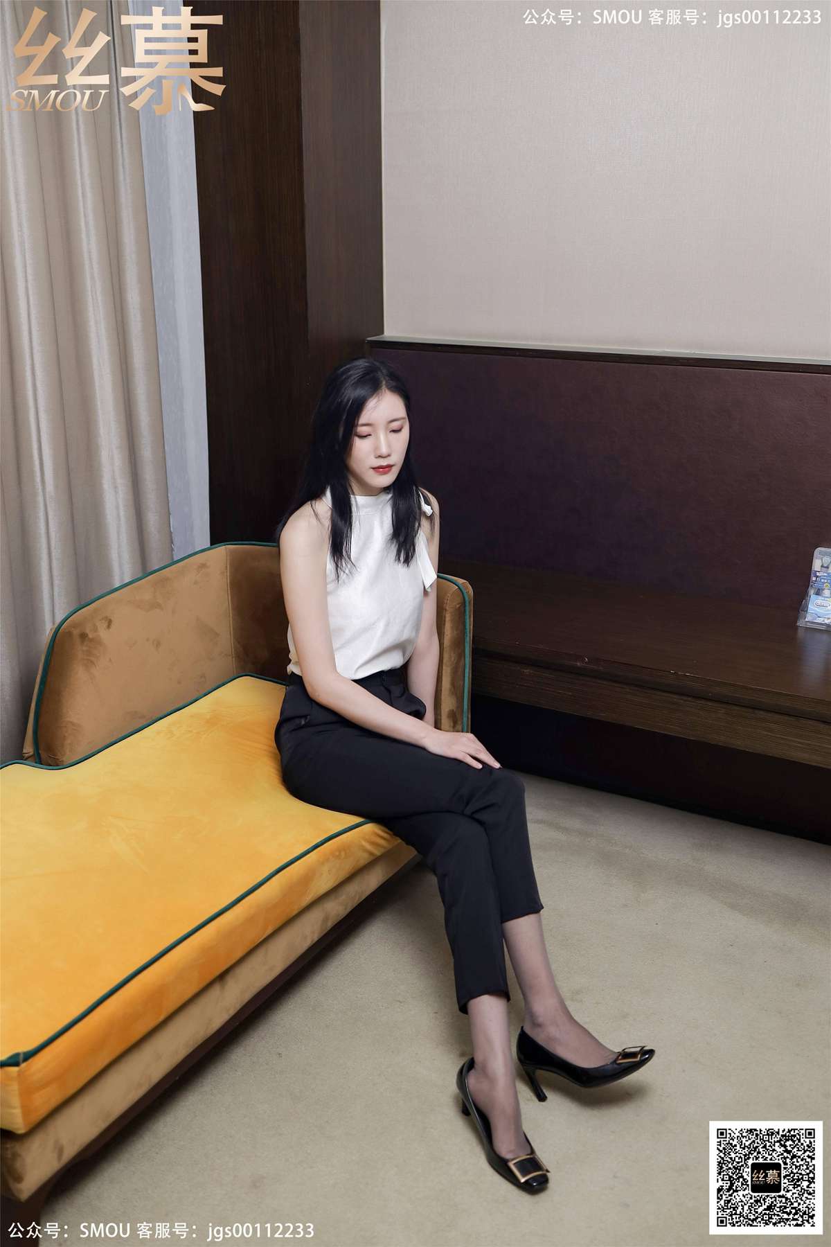 图片[3]-[丝慕GIRL]SM425 天天一元 紫宁《高腰OL西裤袜》[64P] – 速更版-美库