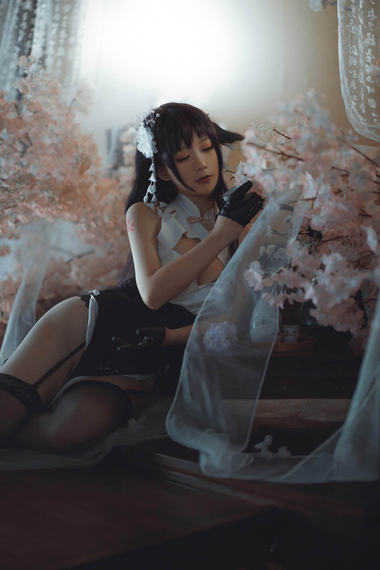 图片[19]-樱落酱w 2020吾妻旗袍[20P] – 速更版-美库