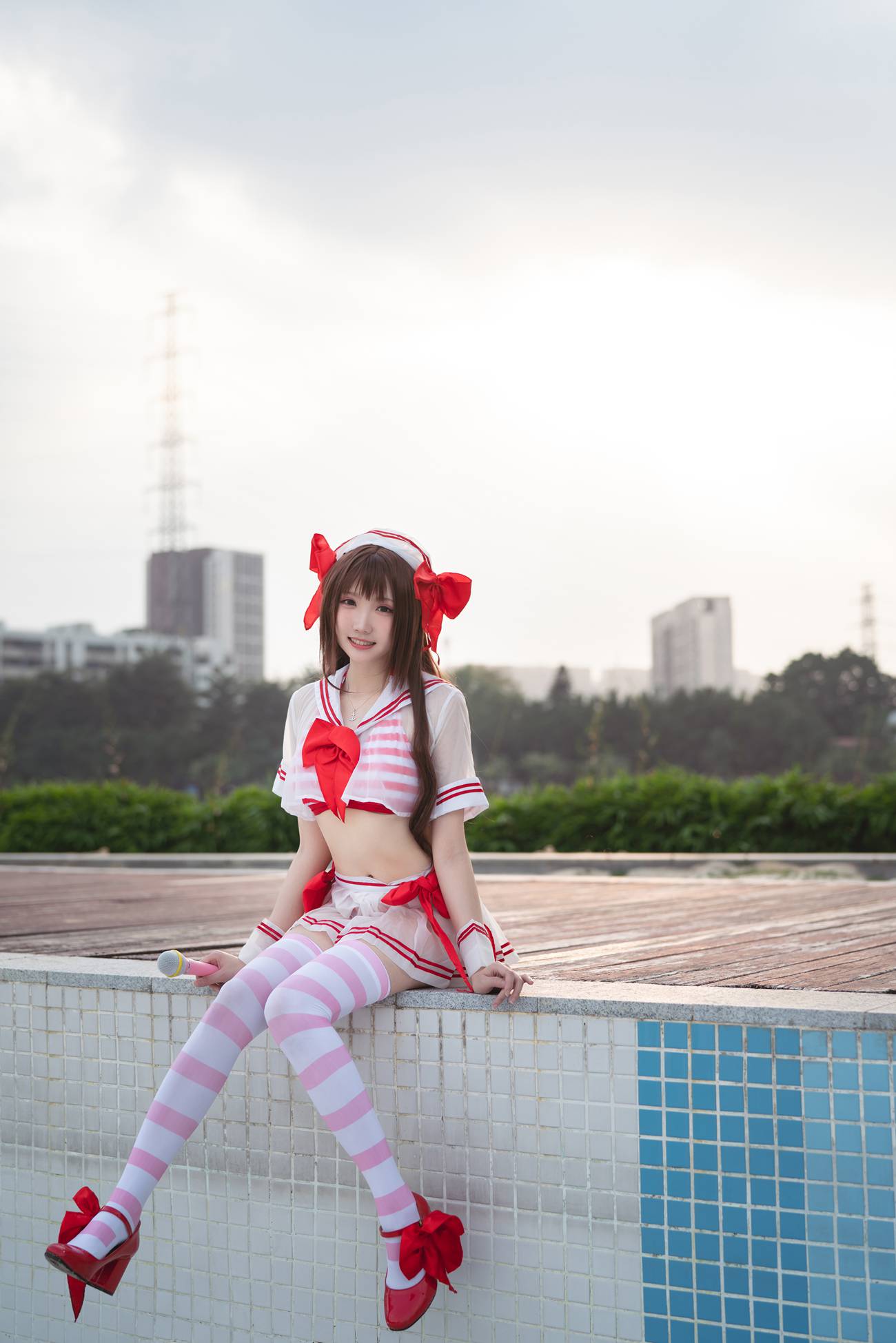 图片[10]-瓜希酱 – 岛村卯月 泳衣[30P] – 速更版-美库