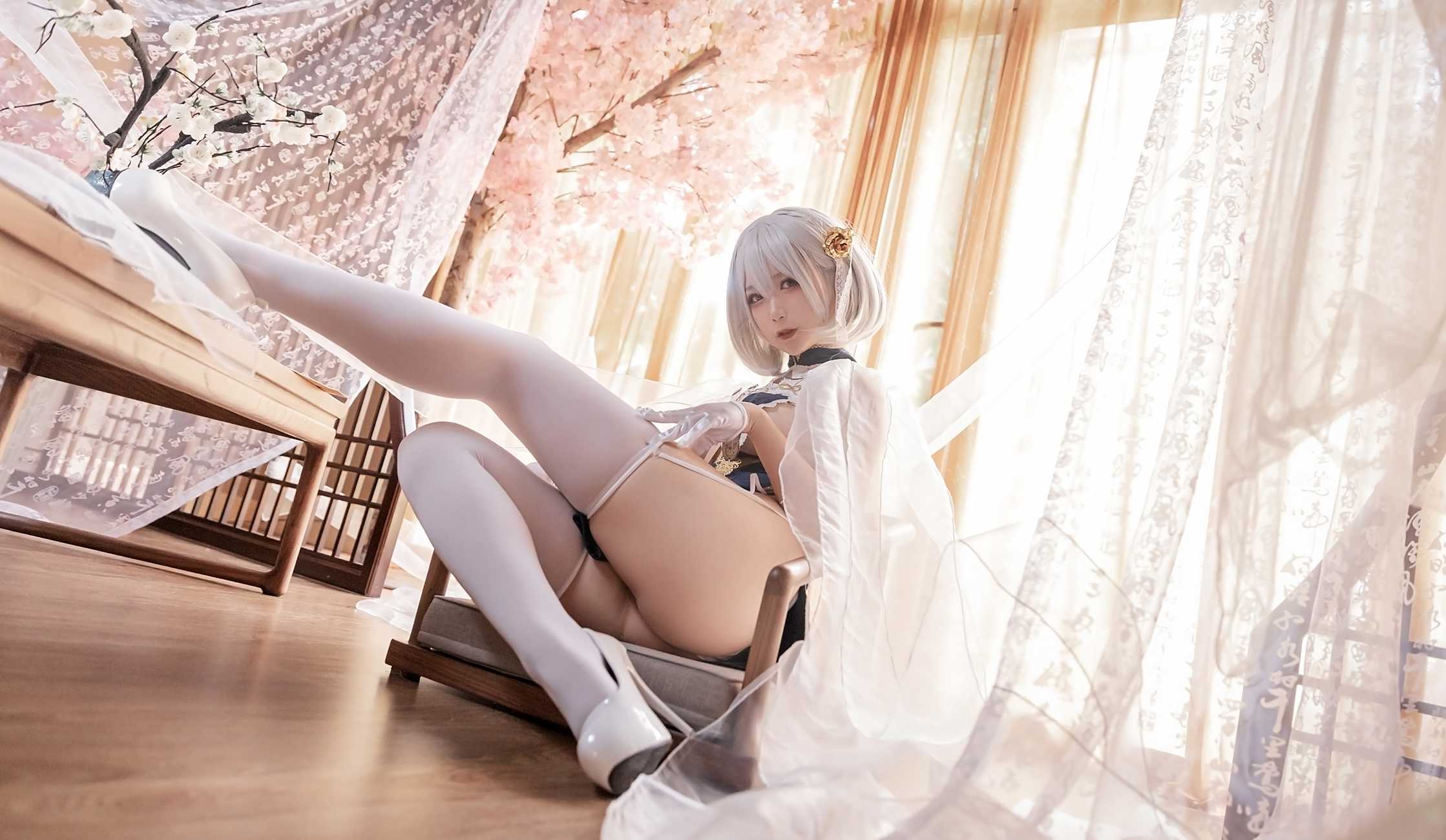 图片[13]-樱落酱w  – 旗袍天狼星[20P] – 速更版-美库