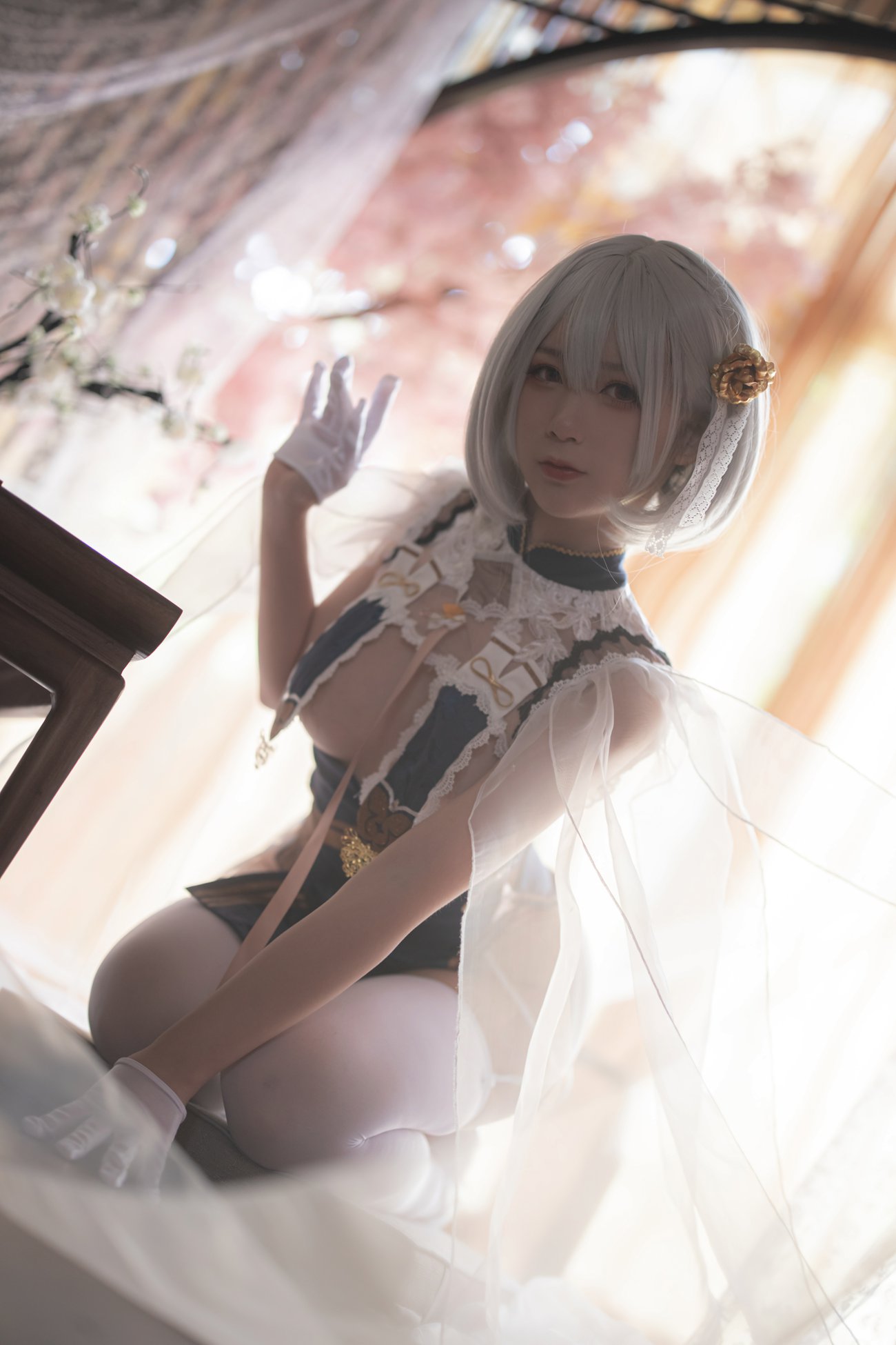 图片[18]-樱落酱w  – 旗袍天狼星[20P] – 速更版-美库