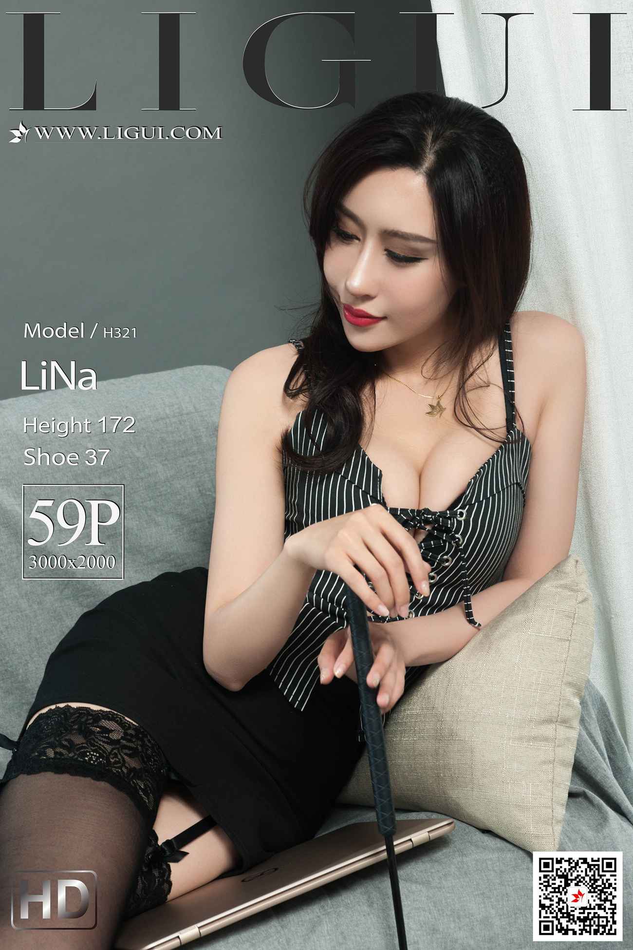 图片[49]-[Ligui丽柜]网络丽人 2021.01.11 Model《办公室一姐》LiNa [59P] – 速更版-美库